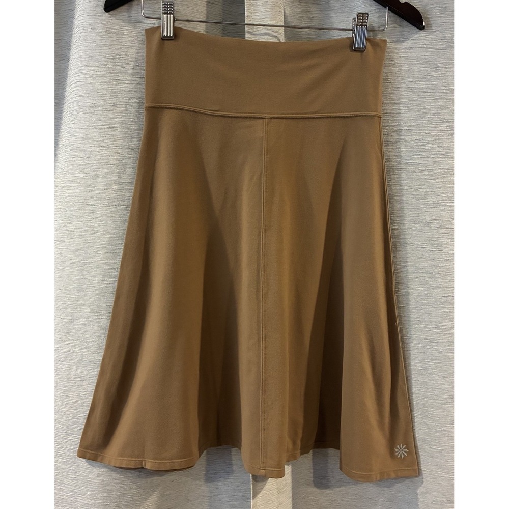 Athleta brown mini/midi skirt Size XS Activewear